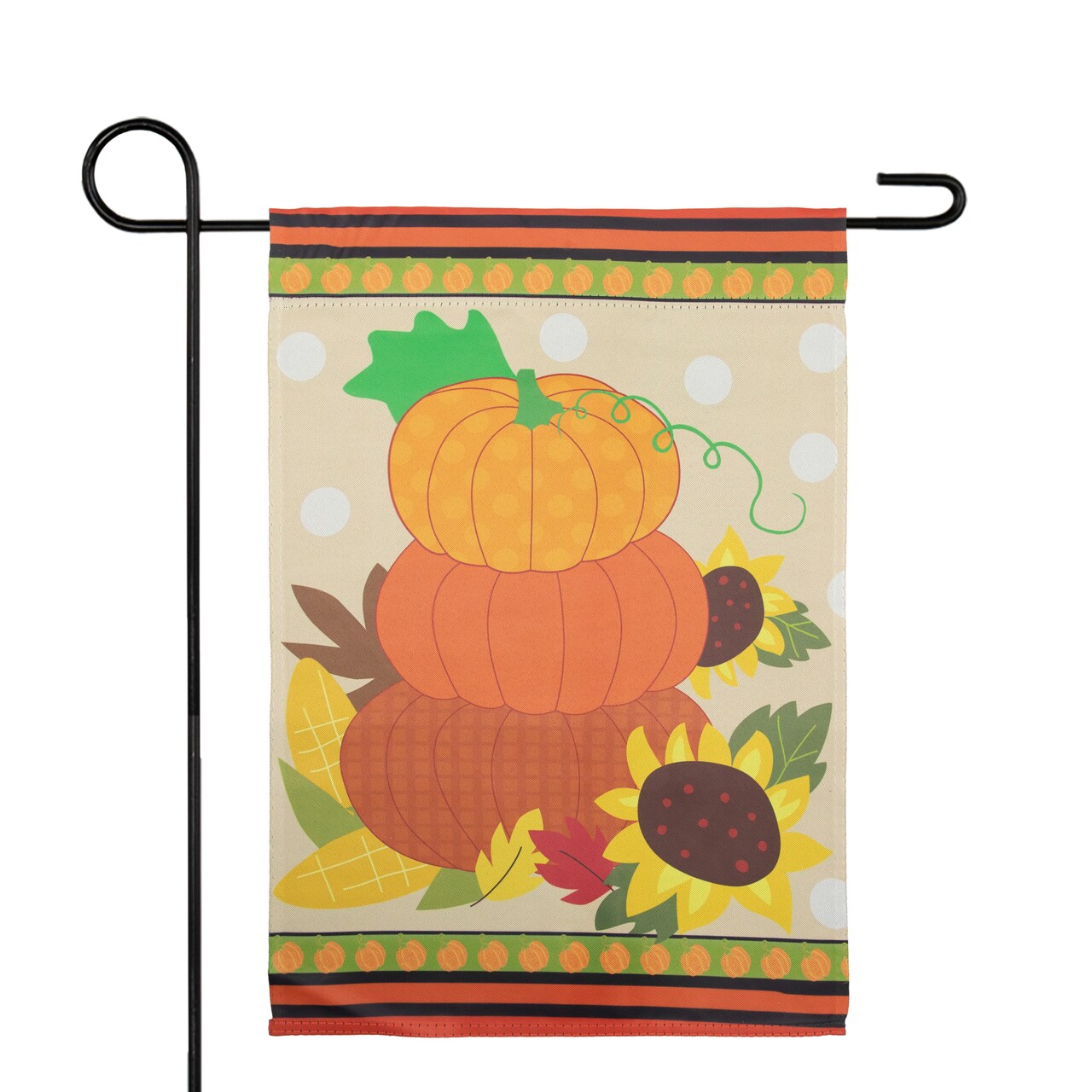 Northlight Pumpkins and Sunflowers Autumn Garden Flag 12.5" x 18"